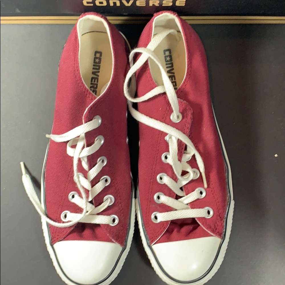 Low Rise Red Converse Converse Chuck Taylor Low Rise All Stars - Gem